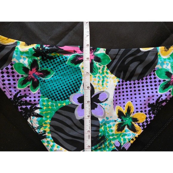 Joe Boxer Swim Bottom Womens Floral Bikini Bottom Size Medium - Picture 6 of 9